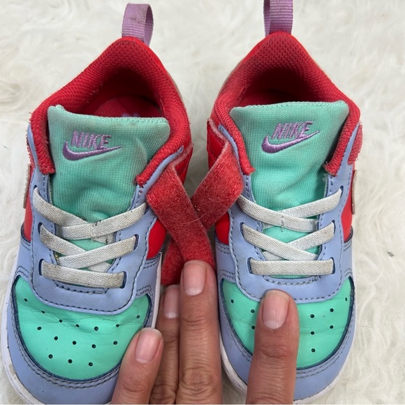 Nike Court Borough Low Recraft Cobalt Bliss track youth shoes size: 8C - Picture 6 of 9